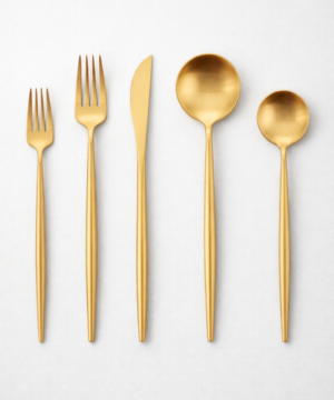 Gold Flatware
