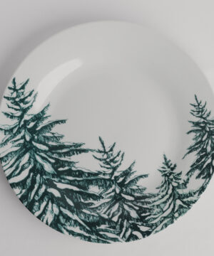 Tree Christmas Dinner Plate