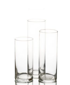 Clear Glass Cylinder Vases