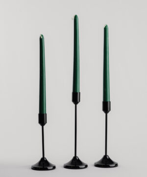 Black Taper Candle Holders