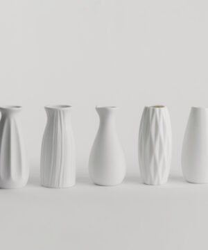 Matte White Ceramic Vase
