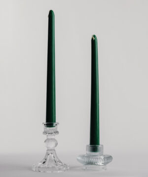 Green Taper Candles