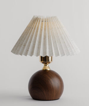 Pleated Table Lamp