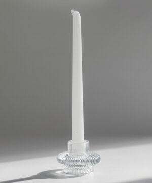 Light Green Glass Candle Holders